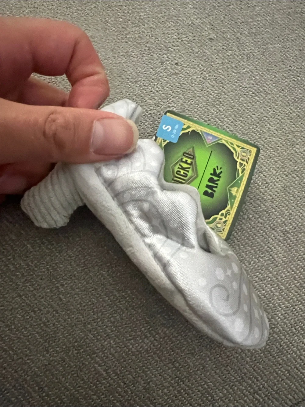 Nessa’s Squeakin Slippers Small Dog Toy & Treat Dispenser- Wicked x Bark Colab